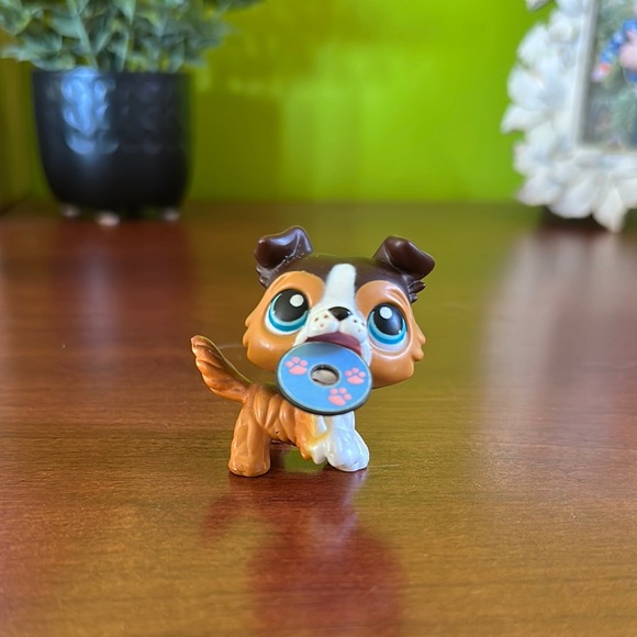 LPS Collie Open Mouth - Picture 1 of 4